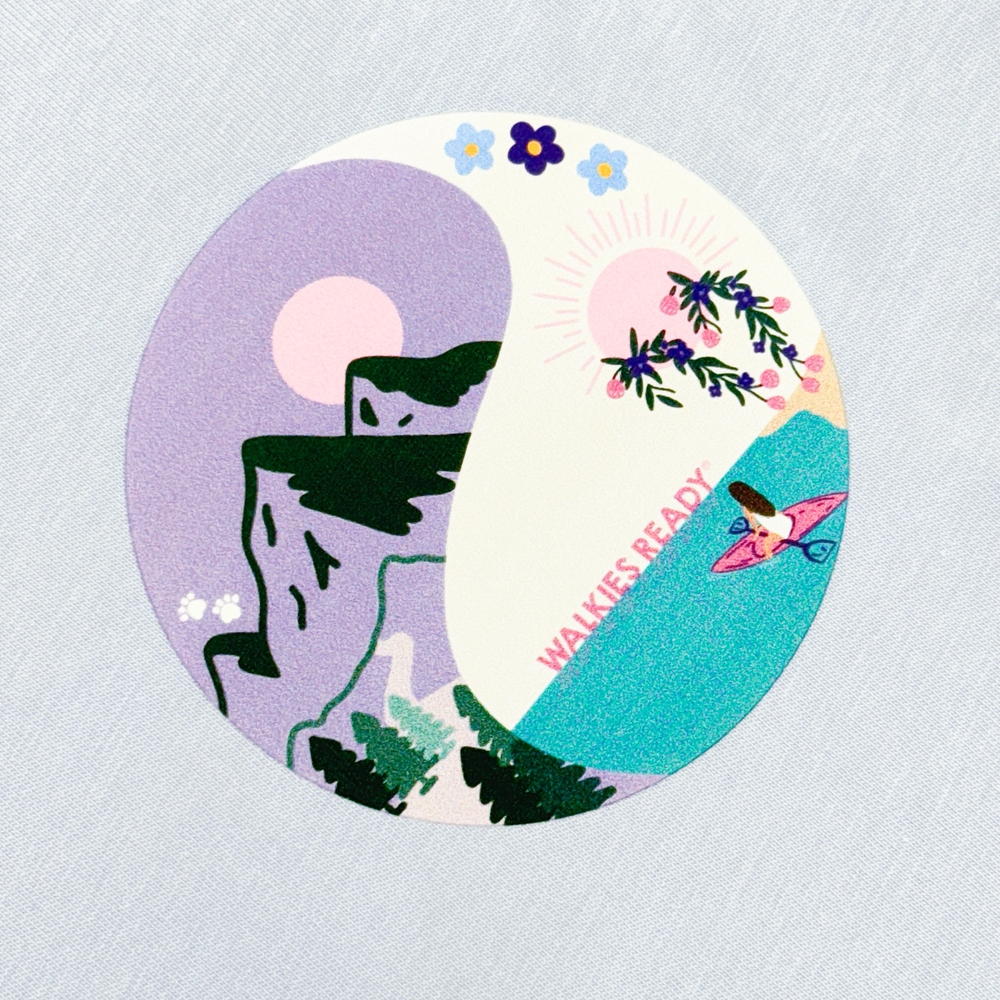 T-Shirt - Roaming Wild Dusky Lilac