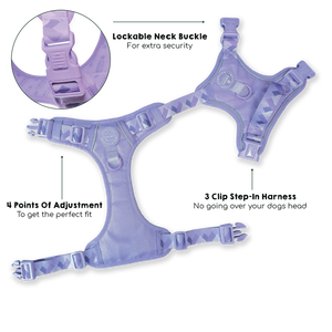 Tough Trails™ Harness - Walkies Ready® Lavender Lilac