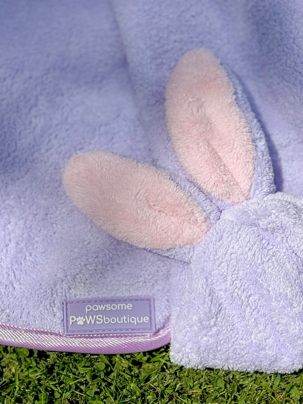 Disney© Hooded Microfibre Towel - Bambi + Friends Lilac