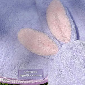 Disney© Hooded Microfibre Towel - Bambi + Friends Lilac