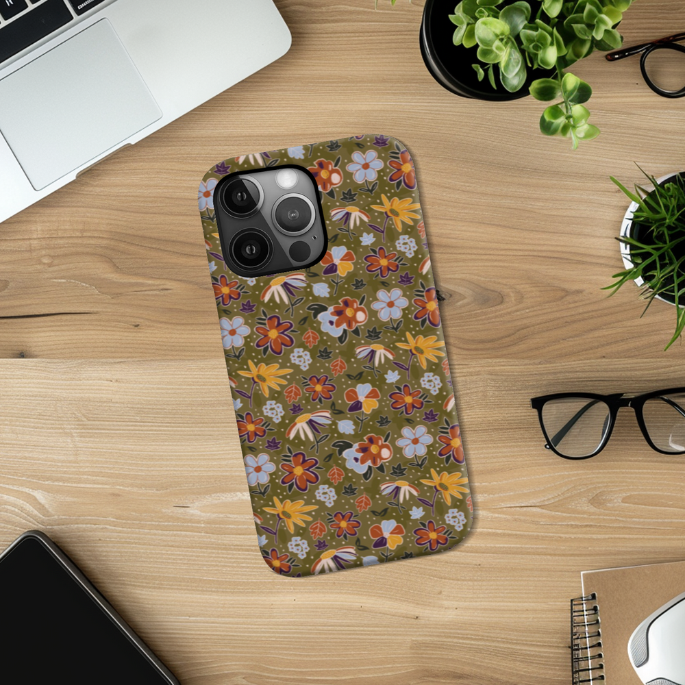 Phone Case - Rust & Bloom