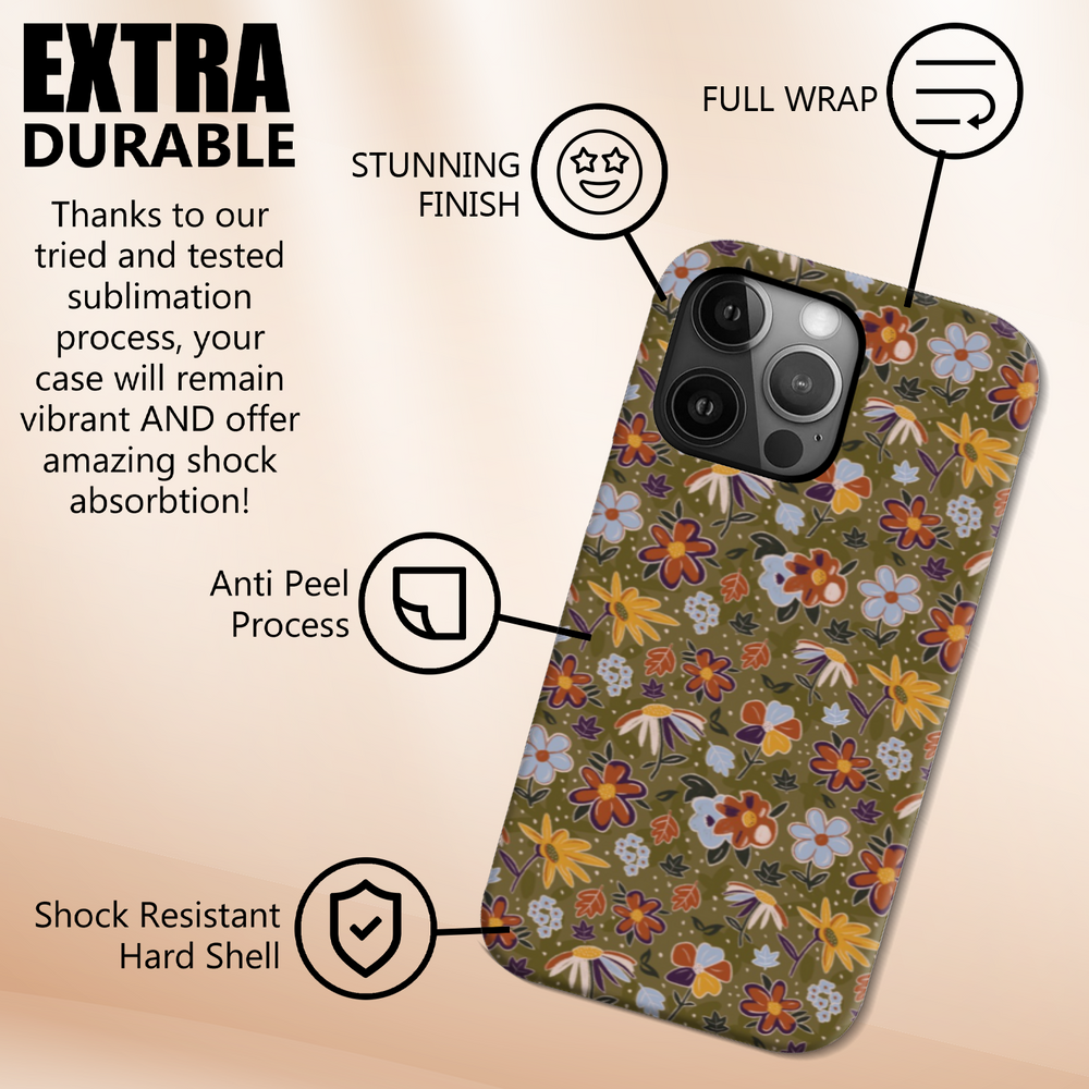Phone Case - Rust & Bloom