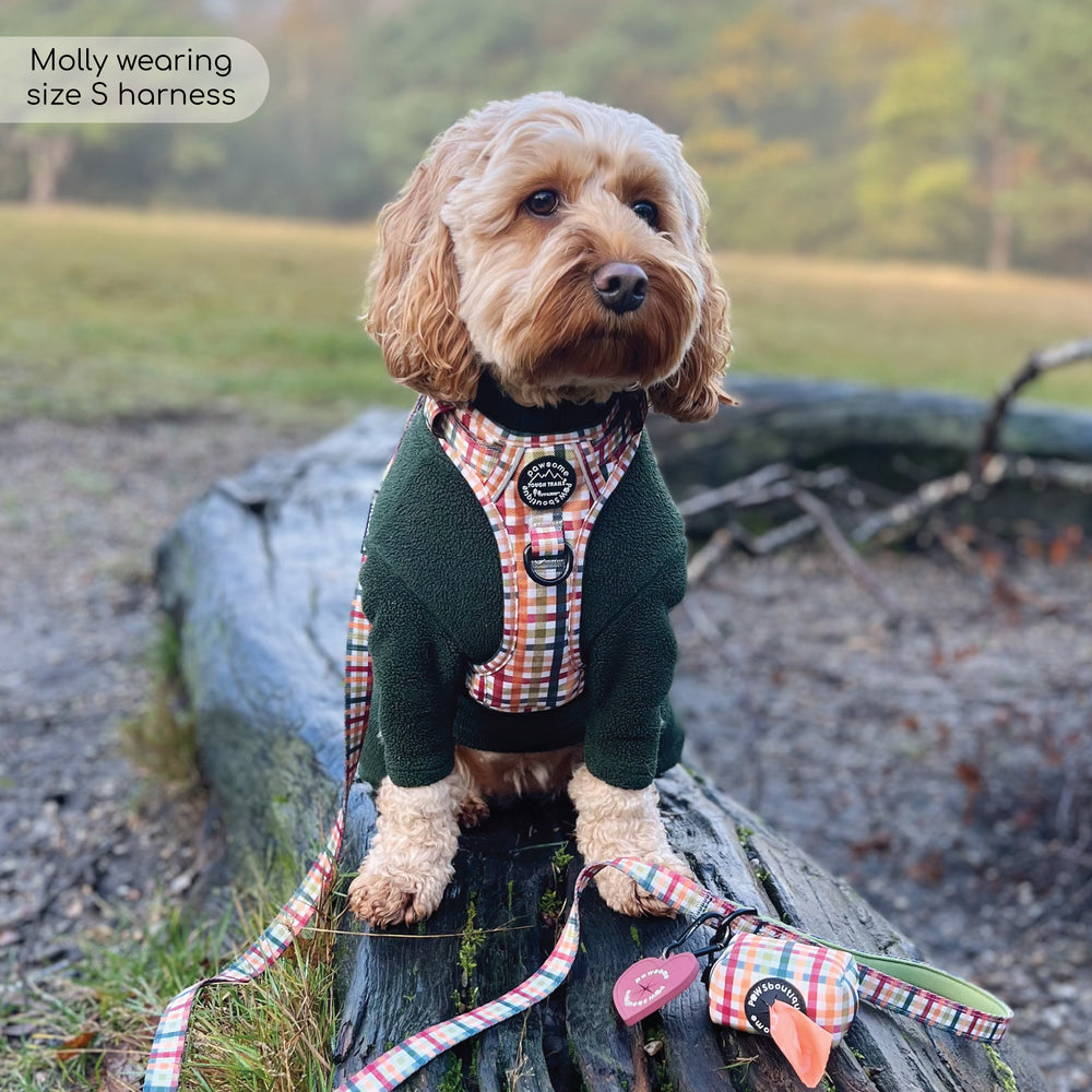 Poo Bag Holder - Plaid Pup