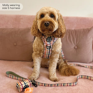 Poo Bag Holder - Plaid Pup