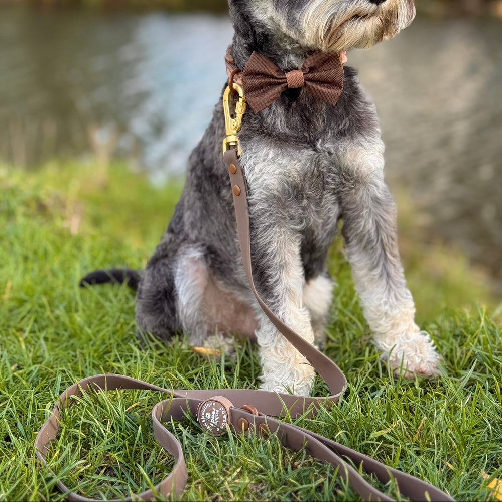 4ft Waterproof Lead - Walkies Ready® Chocolate Brown