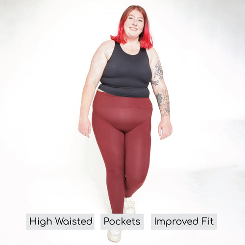 Walkies Ready® Leggings - Mulberry