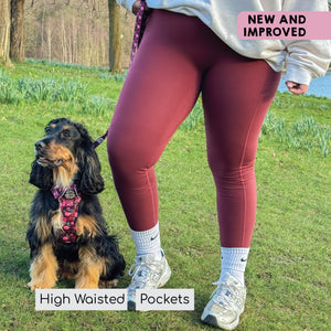 Walkies Ready® Leggings - Mulberry