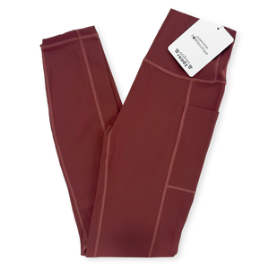 Ribbed Leggings - Mulberry