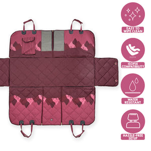Car Seat Cover - Walkies Ready® Mulberry