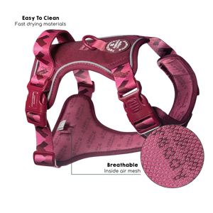 Tough Trails™ Harness - Walkies Ready® Mulberry