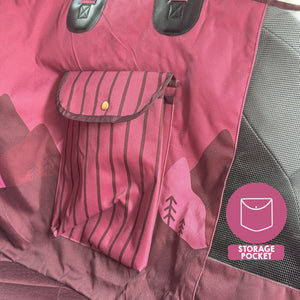 Car Seat Cover - Walkies Ready® Mulberry