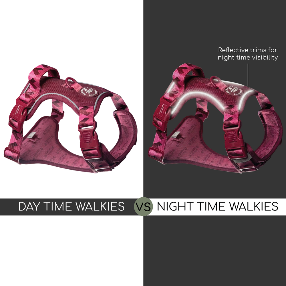 Tough Trails™ Harness - Walkies Ready® Mulberry