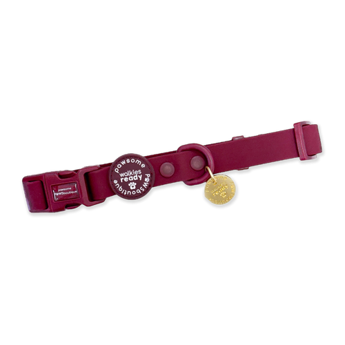 Waterproof Collar - Walkies Ready® Mulberry