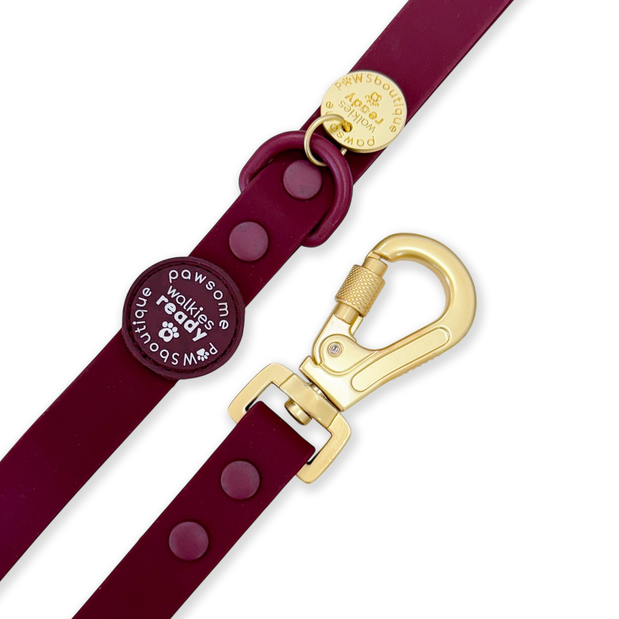 4ft Waterproof Lead - Walkies Ready® Mulberry