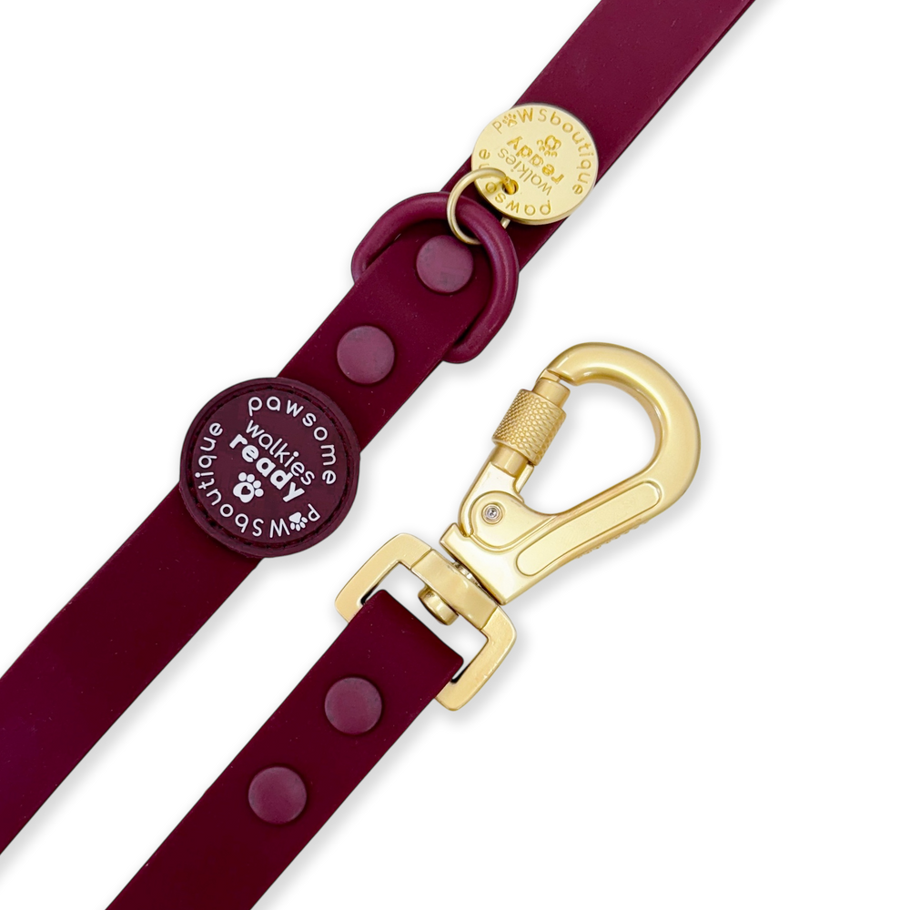 4ft Waterproof Lead - Walkies Ready® Mulberry