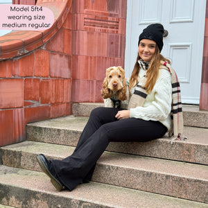 Flared Leggings - Black