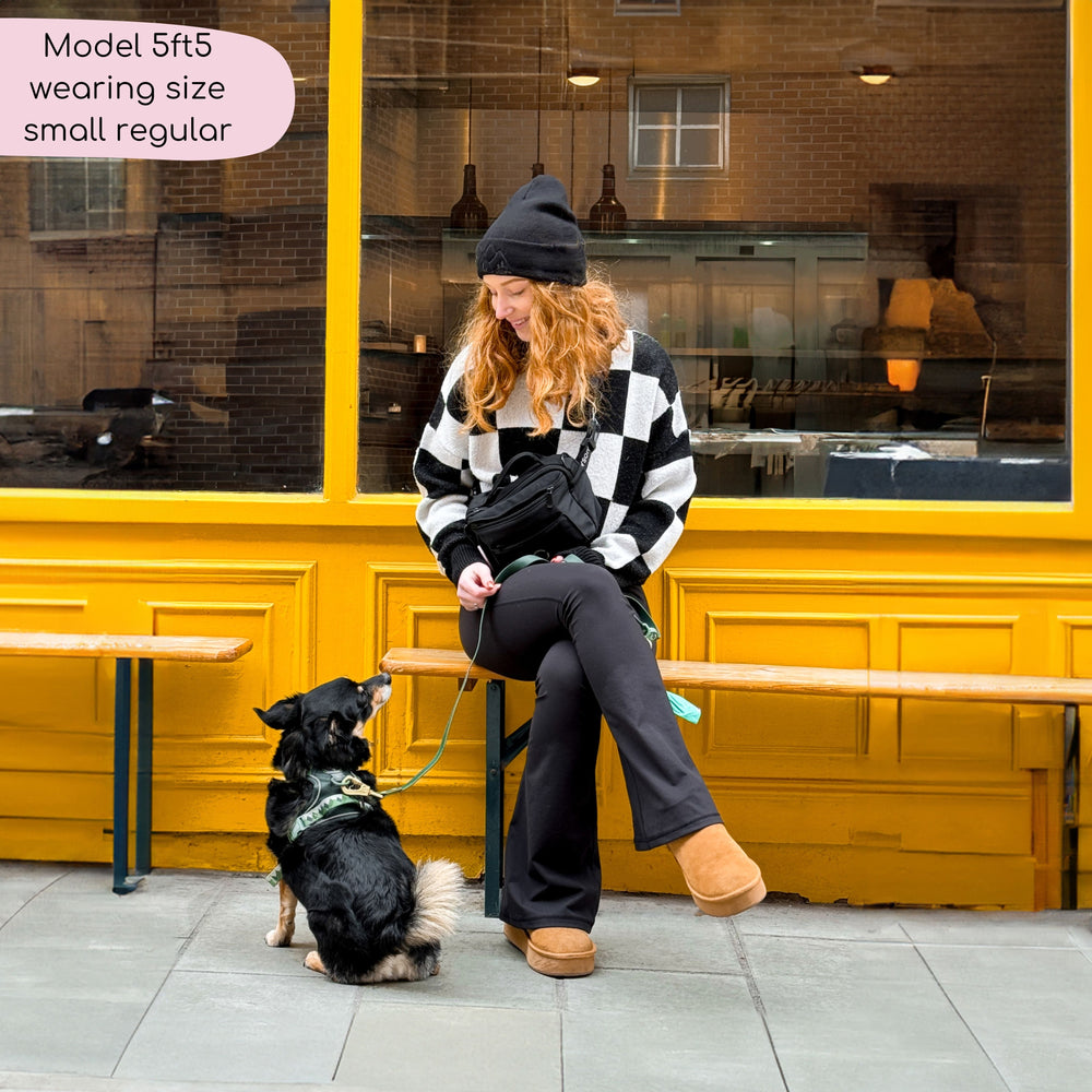 Flared Leggings - Black