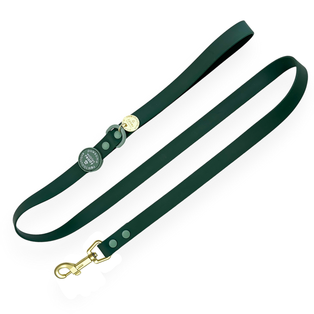 4ft Waterproof Lead - Walkies Ready® Forest Green (New clip)