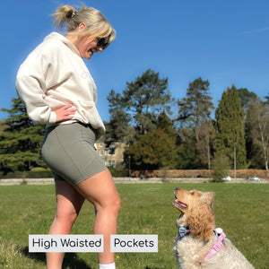 Walkies Ready® - Cycling Shorts - Olive Green