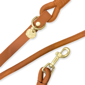 4ft Rope Lead - Rust (new clip)