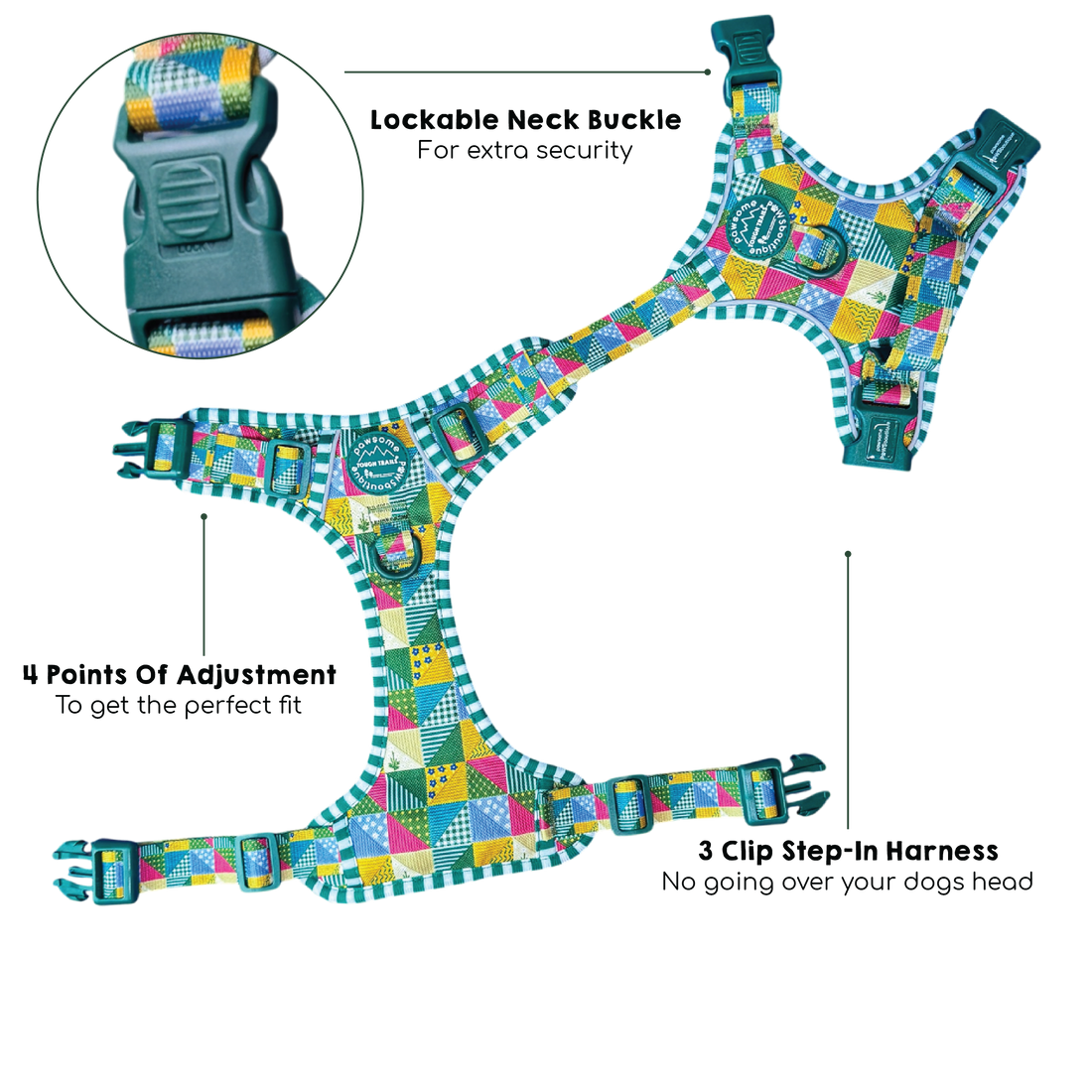 Tough Trails™ Harness -  Patchwork