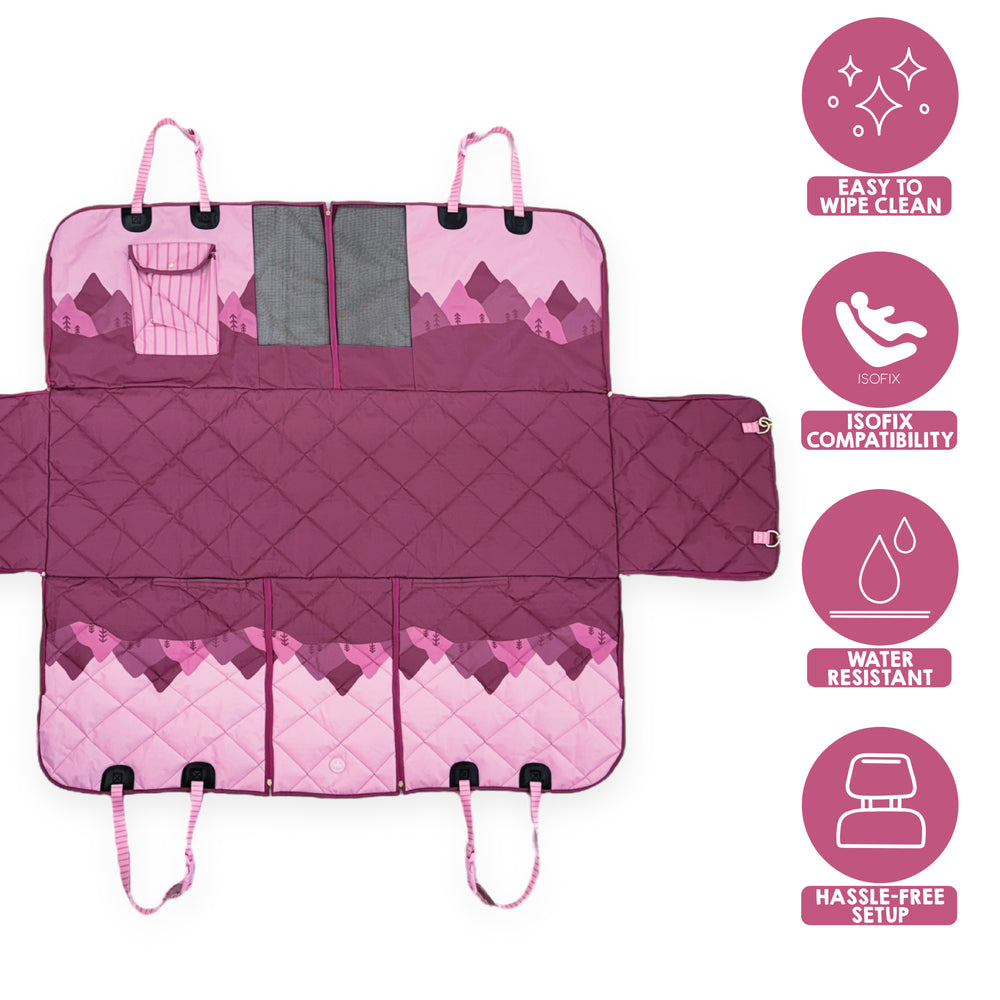 Car Seat Cover - Walkies Ready® Raspberry Pink