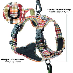 Tough Trails™ Harness - Plaid Pup