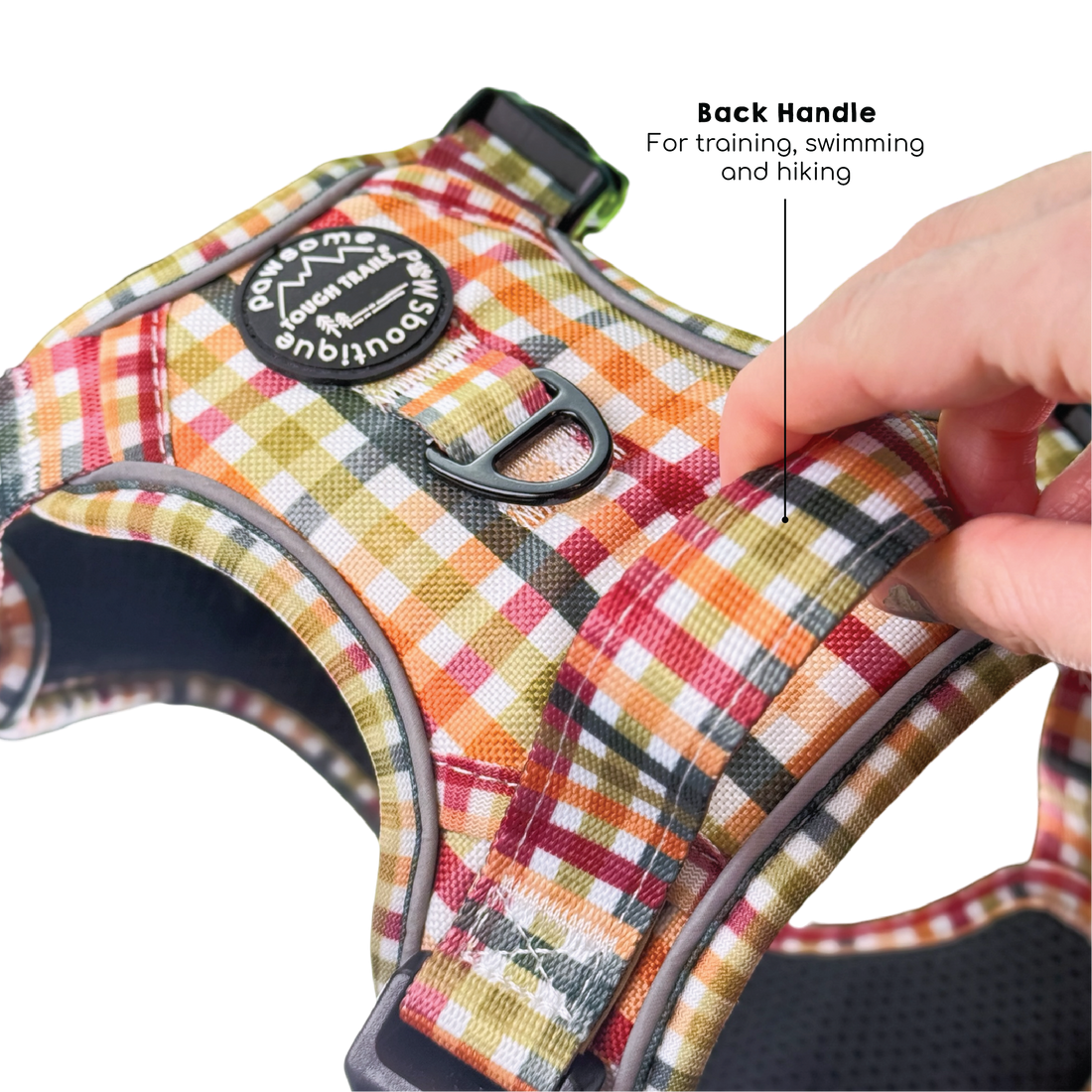 Tough Trails™ Harness - Plaid Pup