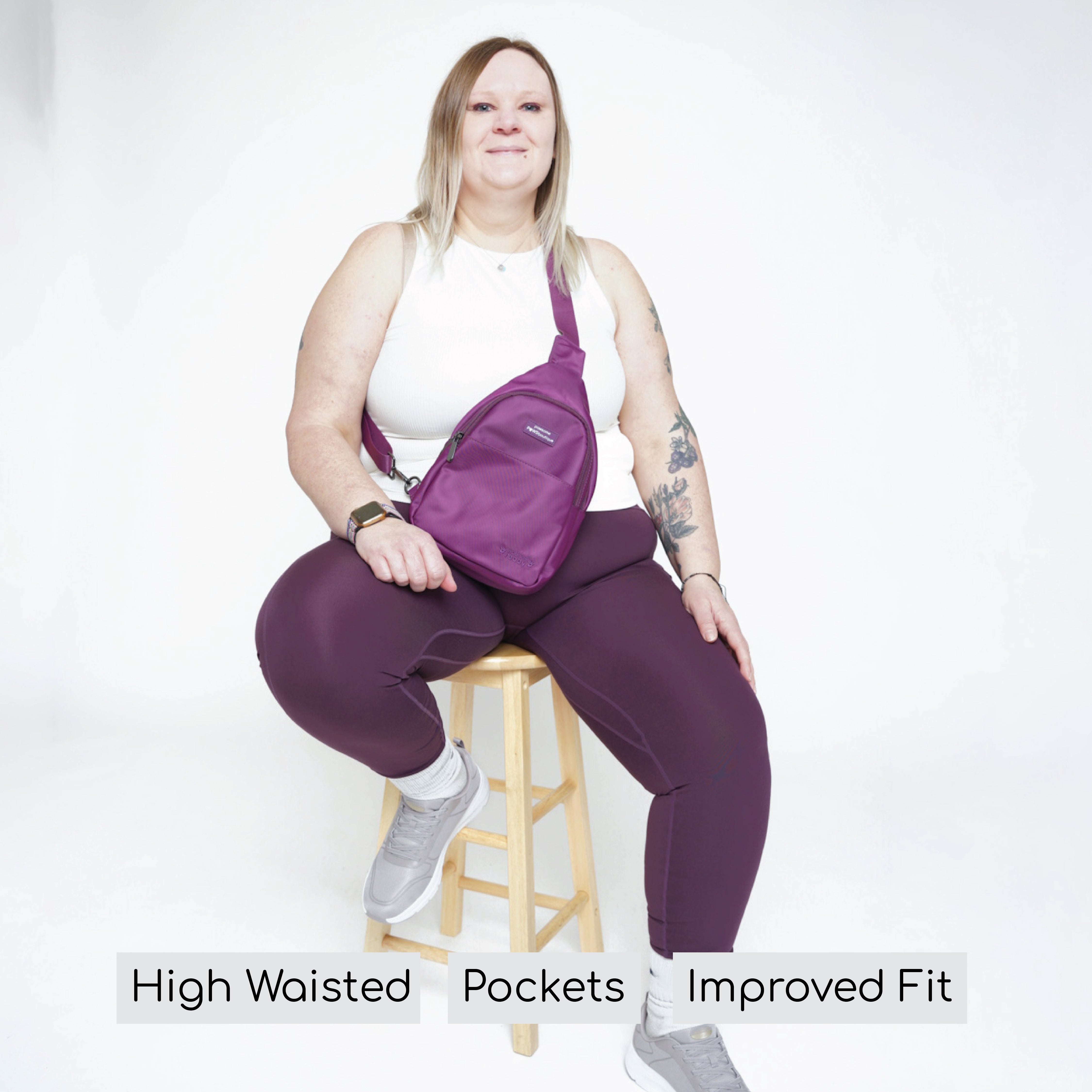 Walkies Ready® Leggings - Plum