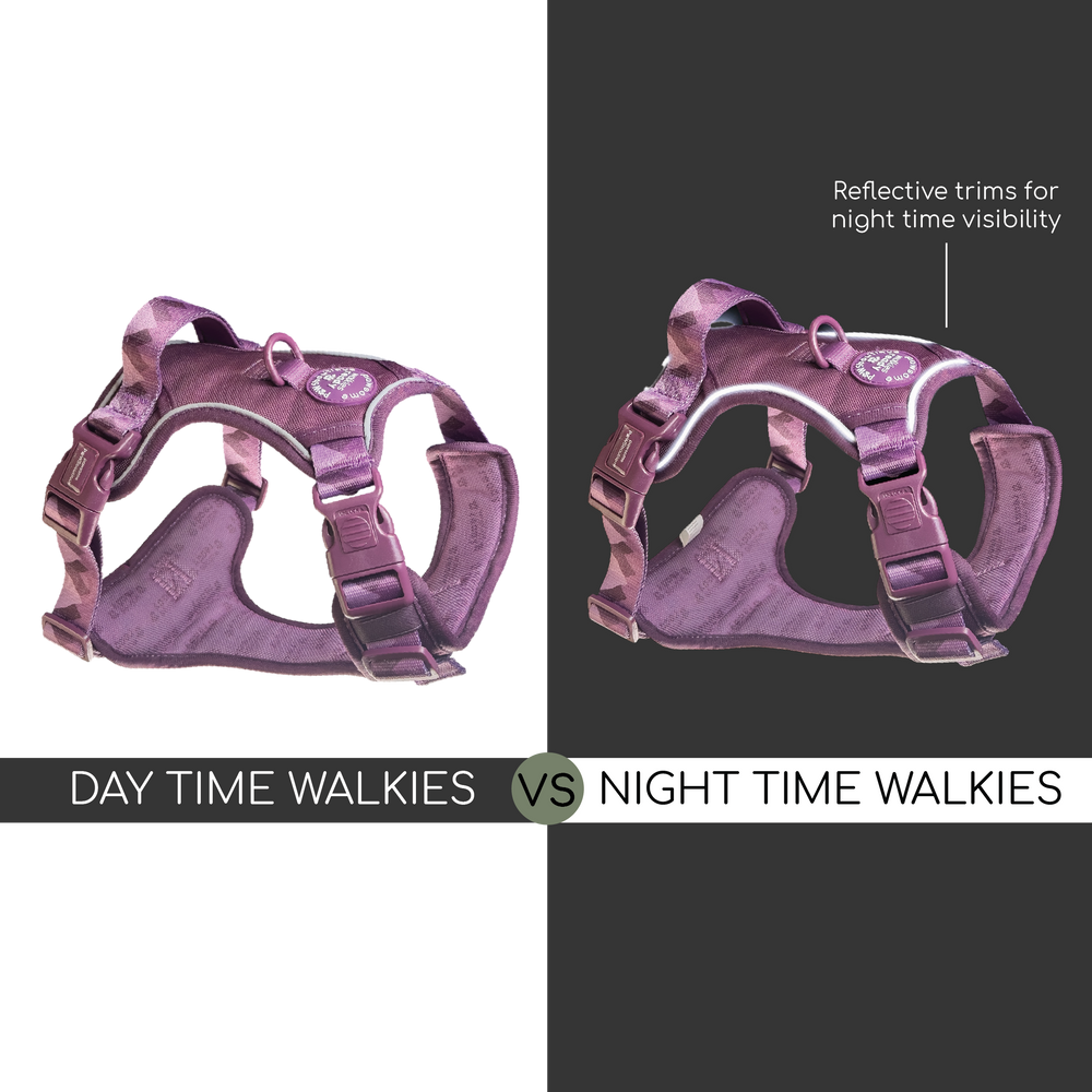 Tough Trails™ Harness - Walkies Ready® Plum