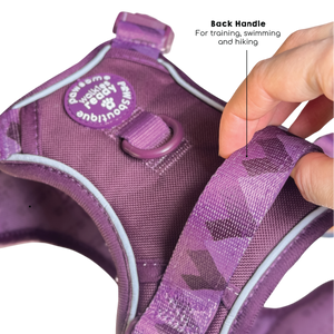Tough Trails™ Harness - Walkies Ready® Plum