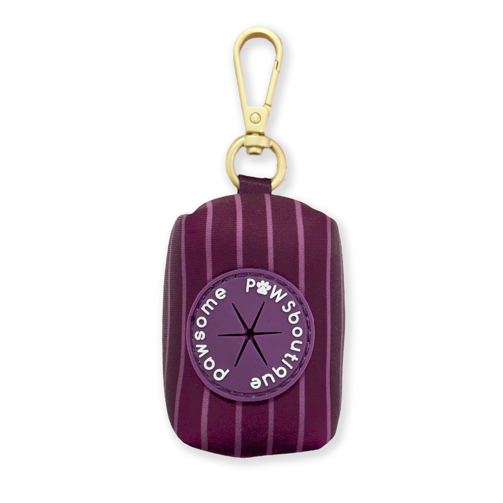 Poo Bag Holder - Walkies Ready® Plum