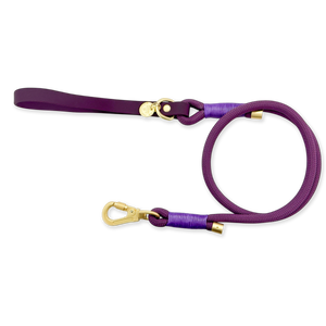 4ft Rope Lead - Walkies Ready® Plum