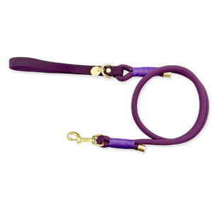 4ft Rope Lead - Walkies Ready® Plum (New clip)