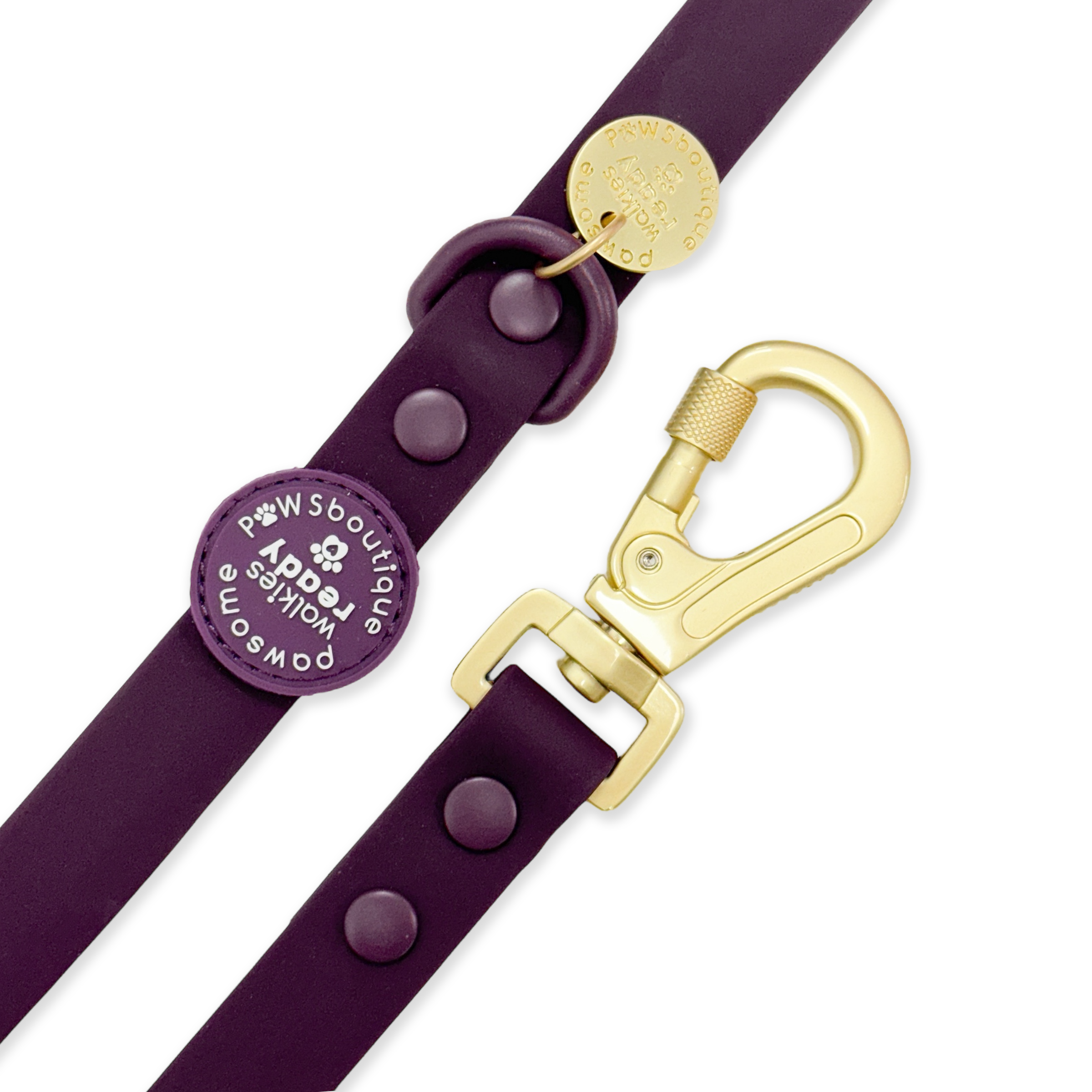 4ft Waterproof Lead - Walkies Ready® Plum