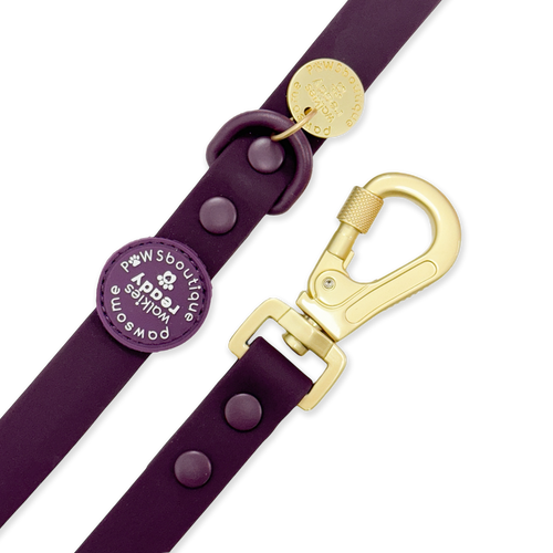 4ft Waterproof Lead - Walkies Ready® Plum