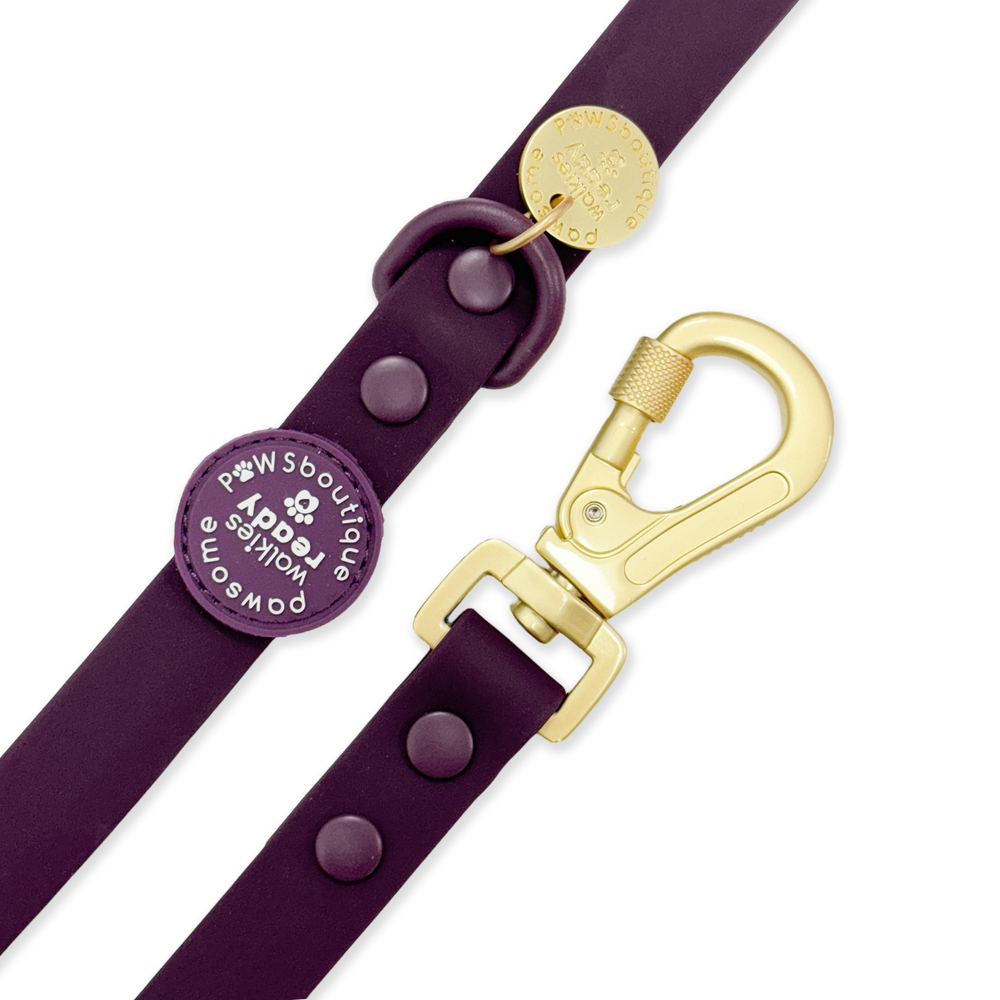 4ft Waterproof Lead - Walkies Ready® Plum