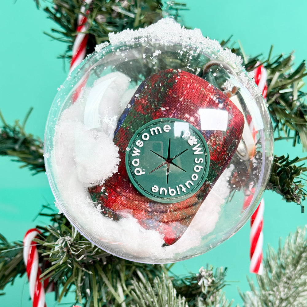 Poo Bag Holder - Yuletide Plaid