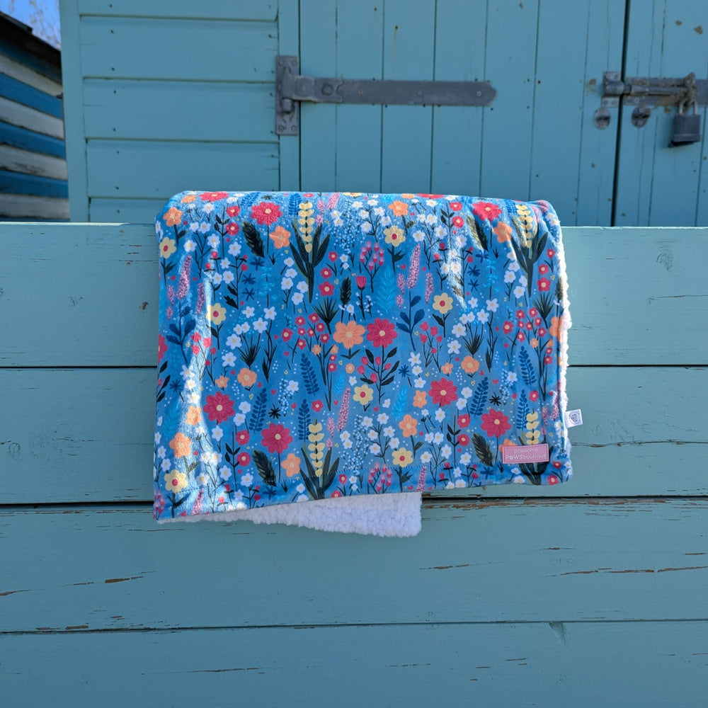 Dog Blanket -  Whimsical Wildflowers