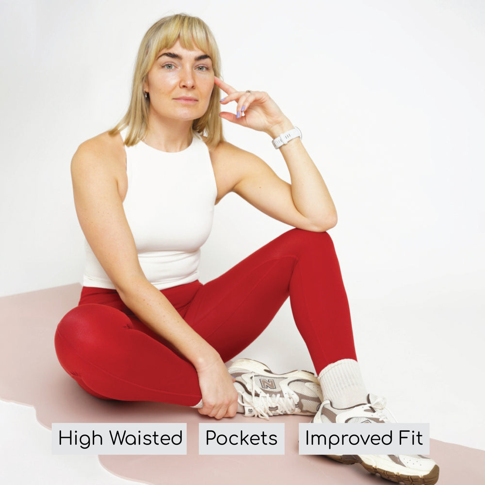 Walkies Ready® Leggings - Red