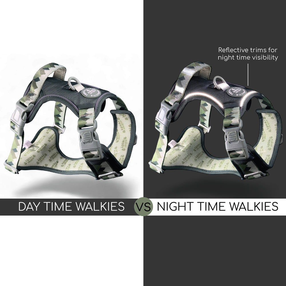 Tough Trails™ Harness - Walkies Ready® Forest Green