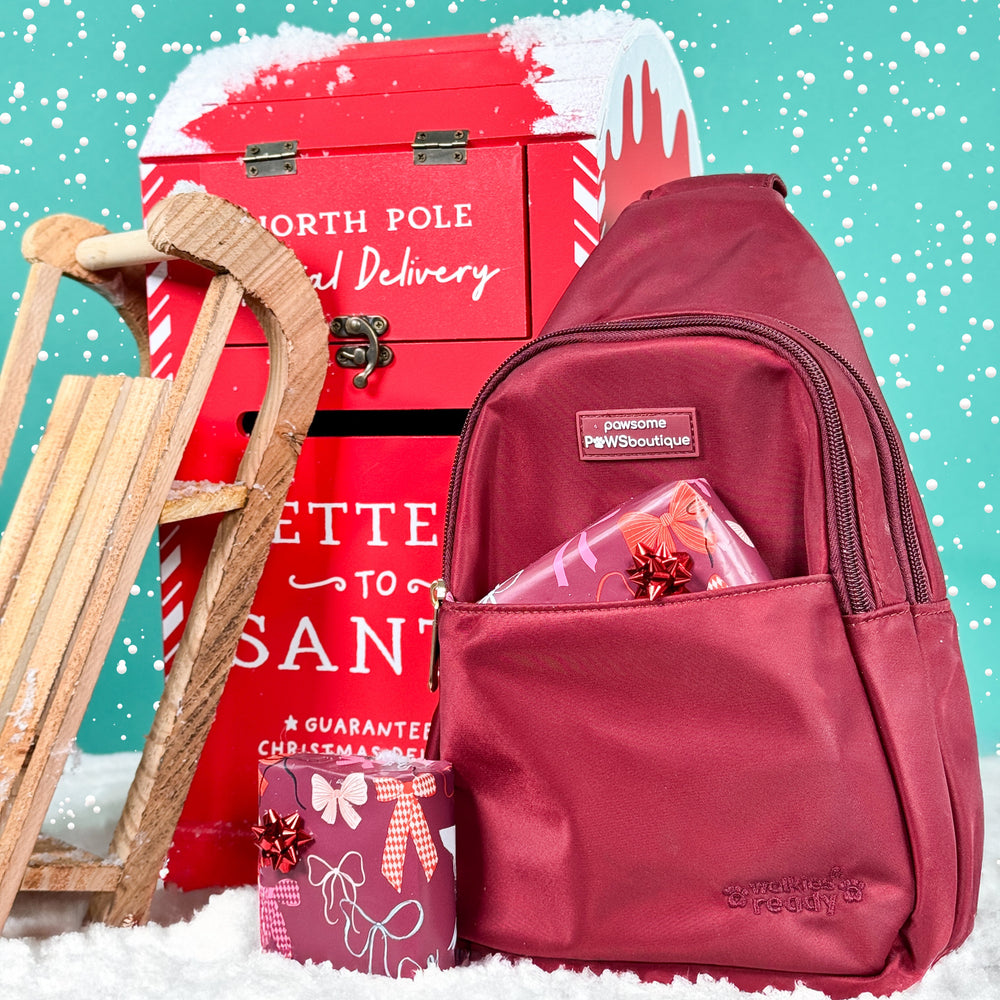 Sling Backpack - Walkies Ready® Ruby Red