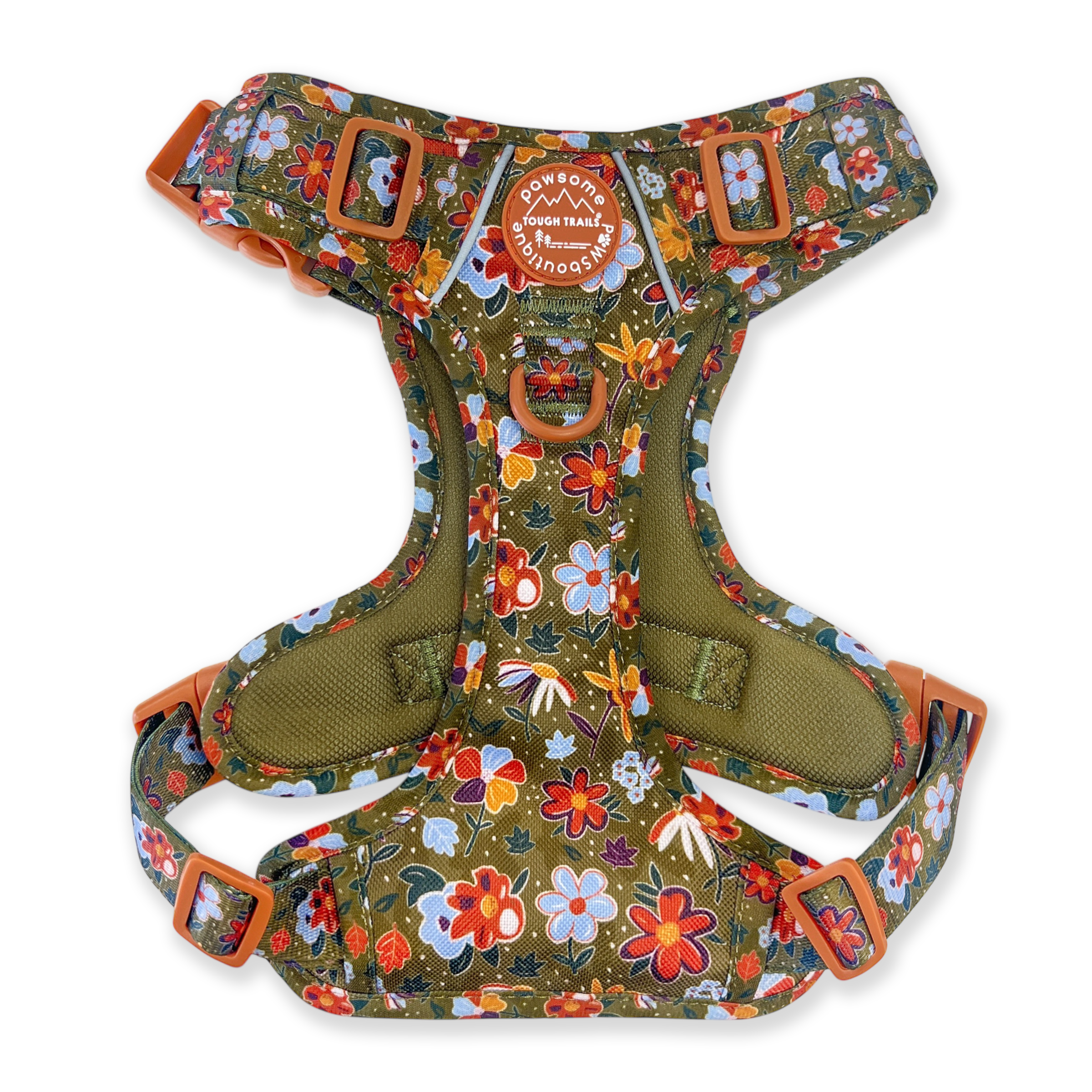 Tough Trails™ Harness - Rust & Bloom
