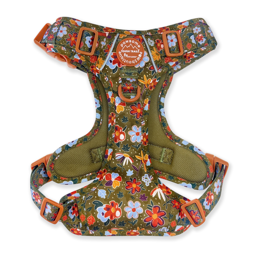 Tough Trails™ Harness - Rust & Bloom