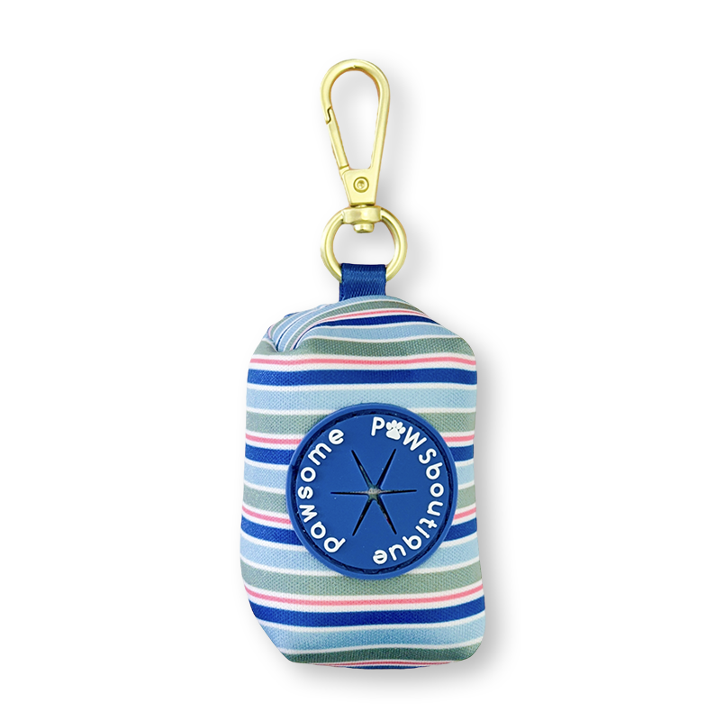 Poo Bag Holder - Sailor Stripes
