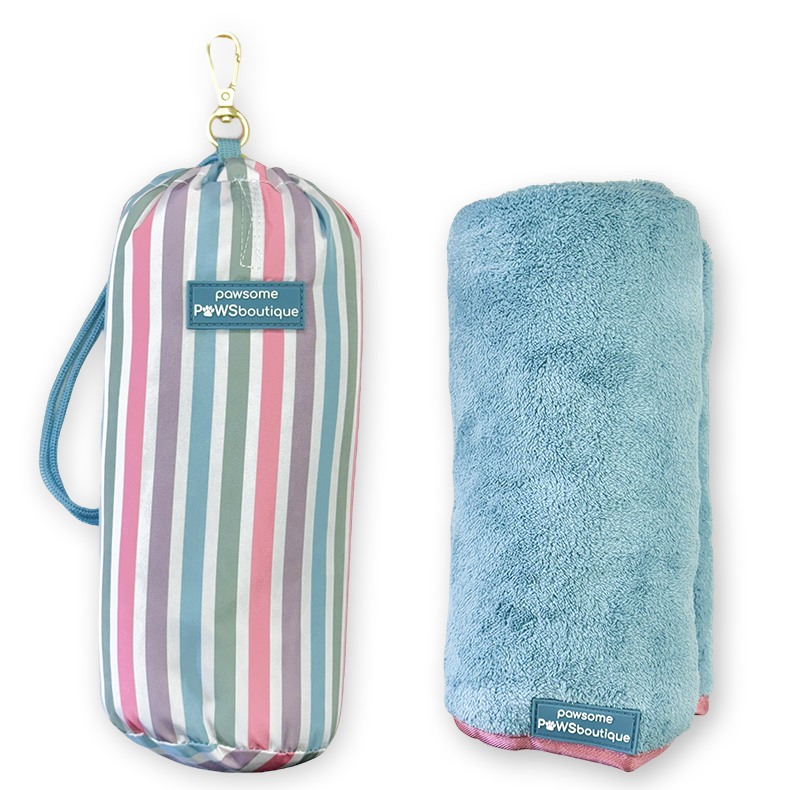 Microfibre Towel - Striped