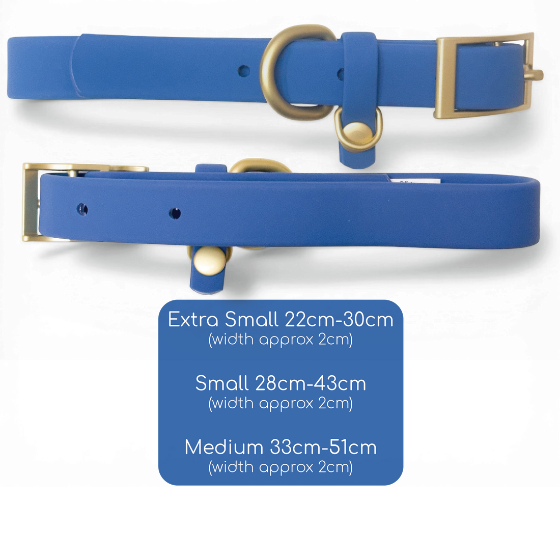 Waterproof Collar - Royal Blue