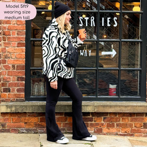 Flared Leggings - Black