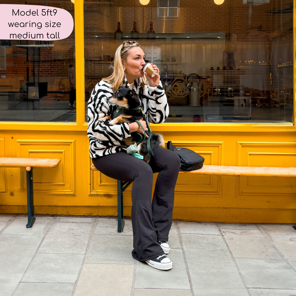 Flared Leggings - Black