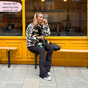 Flared Leggings - Black